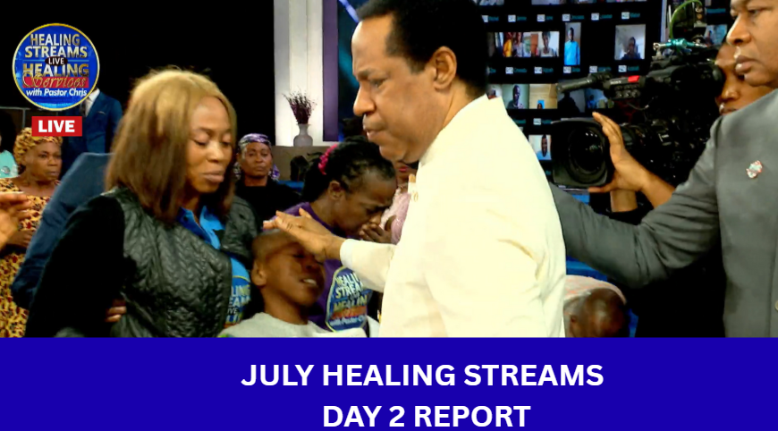 JULY HEALING STREAMS DAY 2 REPORT