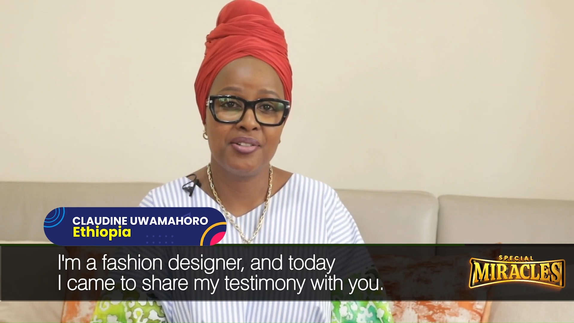 Special Miracles Claudine Wamaholo Healed of infertility