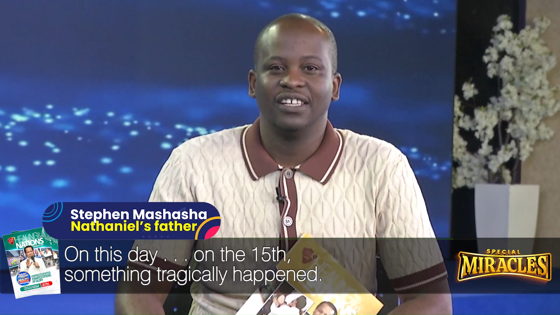 Nathaniel Mushasha raised from the dead