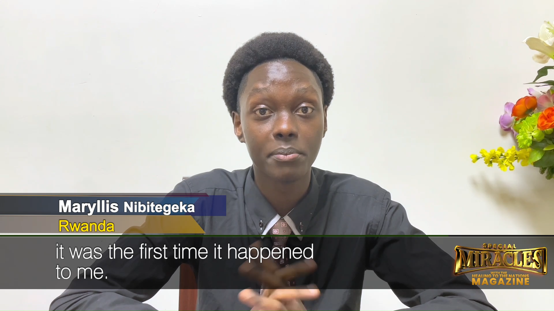 Maryllis Nibitegeka from Rwanda