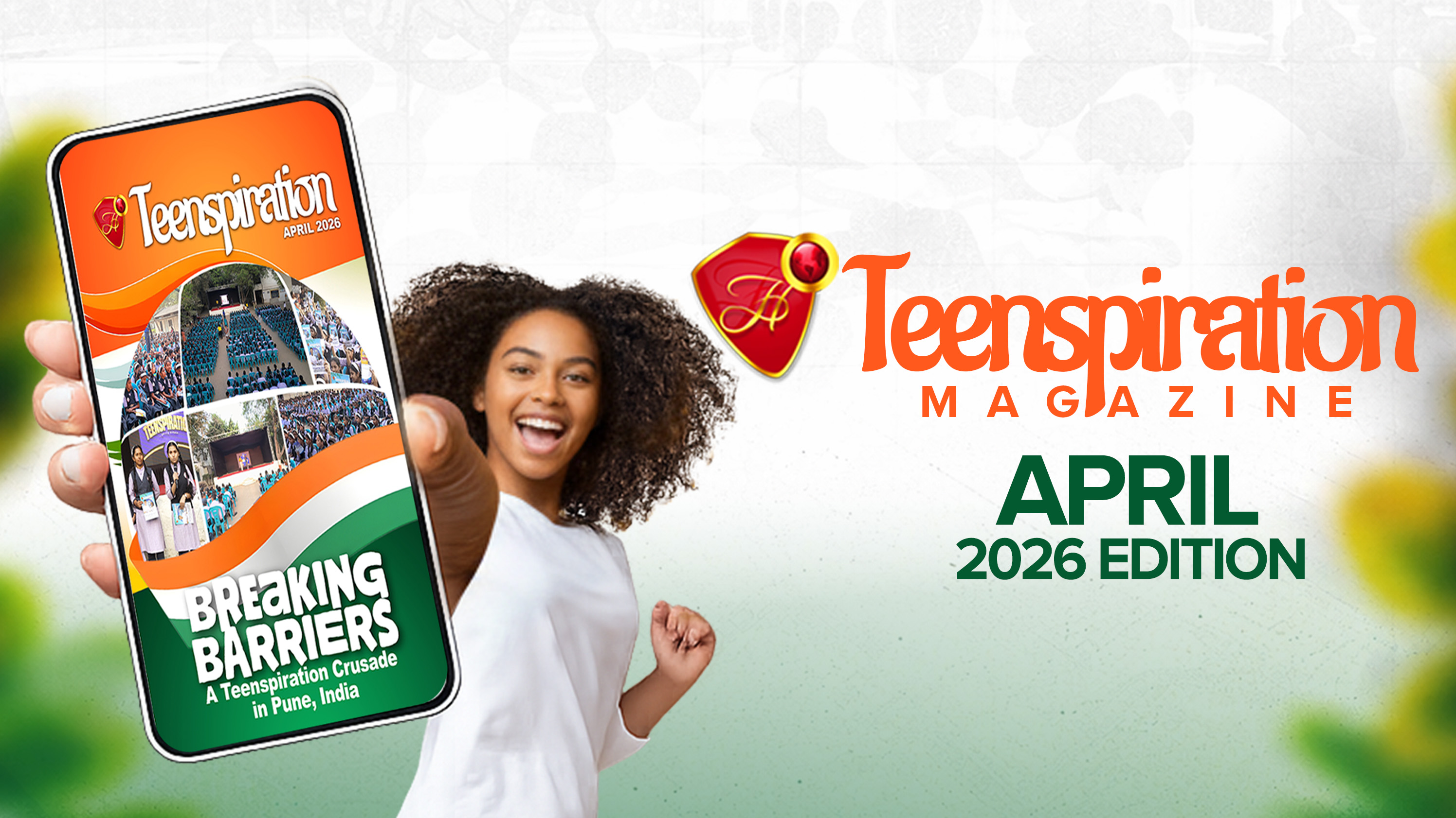 Child reading magazine