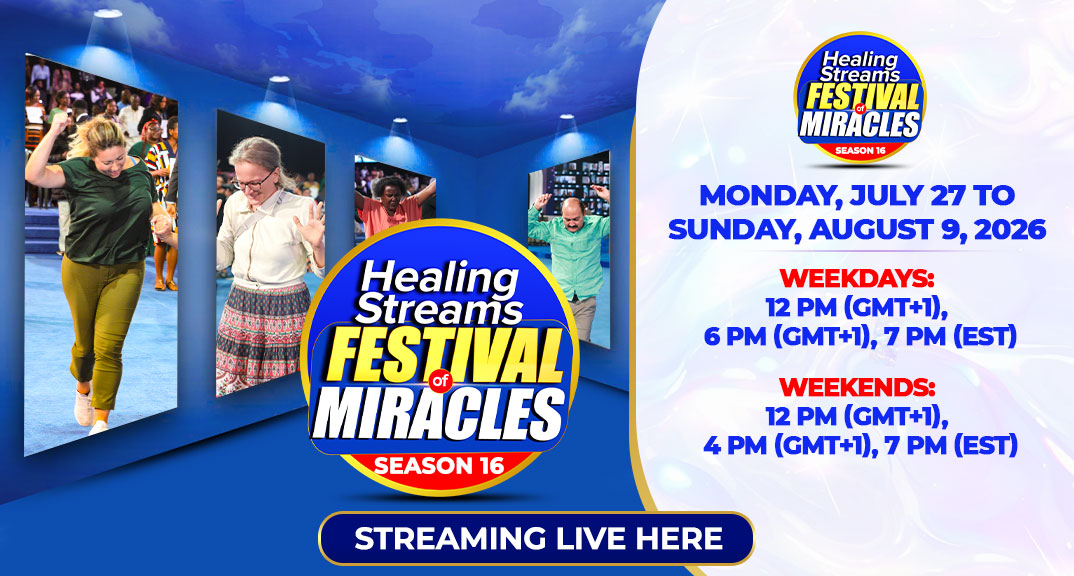 July Healing Streams Live Services