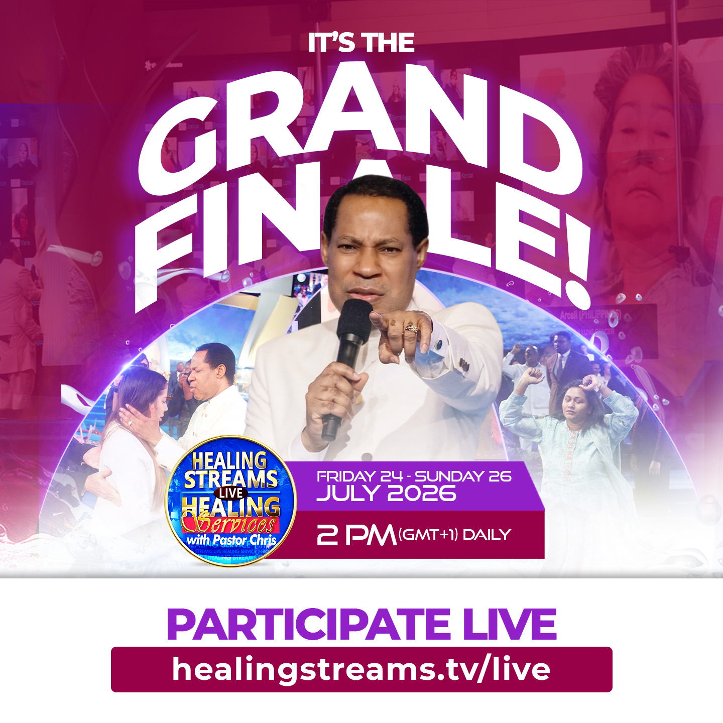 July Healing Streams Live Services