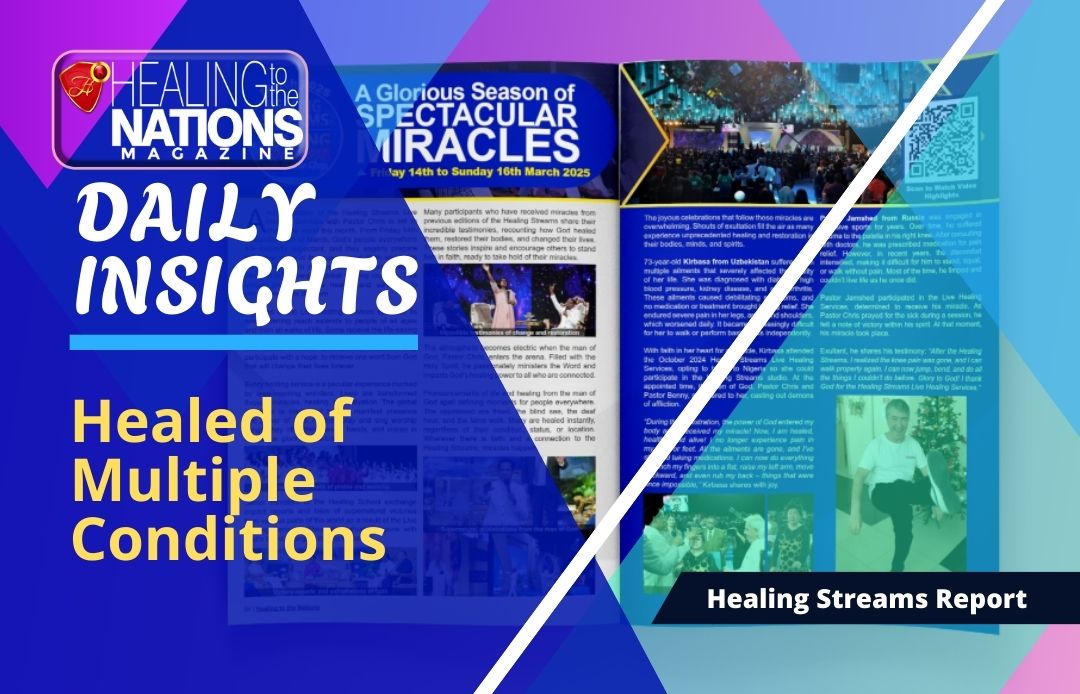 Healed of Multiple Conditions